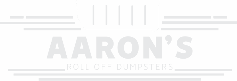 aaron's full logo in white